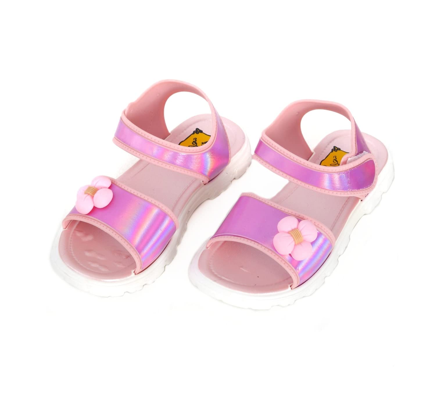 See full amazon price history chart for Yellow Bee Flower Embellished Sandals with Velcro Closure for Girls, Pink, 10C, 4-4.5 Years Yellow Bee Flower Embellished Sandals with Velcro Closure for Girls, Pink, 10C, 4-4.5 Years (B0BVYZW128) Amazon Price History, Amazon Price Tracker