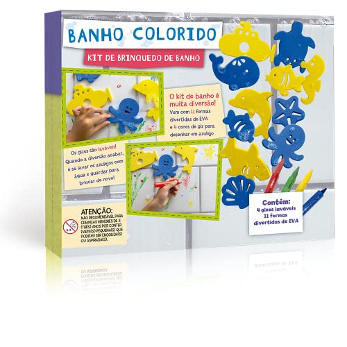 Banho colorido - Kit de Brinquedo de Banho - Toyster Brinquedos