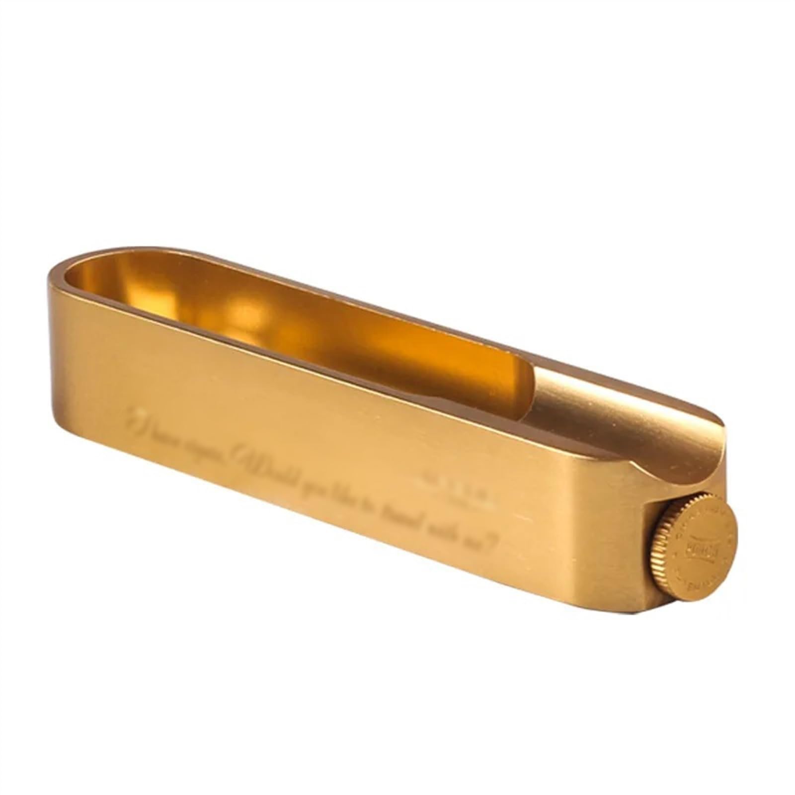 Posacenere for sigari Portatile in Metallo con utensile for punzonatura, Fessura for la Cenere, Porta sigari Singolo, posacenere da Viaggio Esterno for Uomo, Scatola Regalo for sigari(Gold)