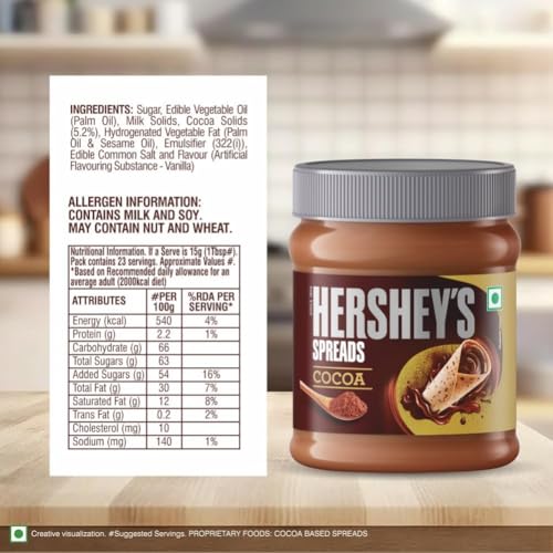 Image of Hershey's Spreads Cocoa, 350g