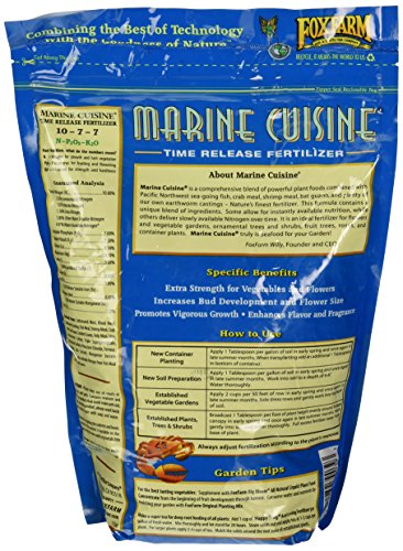 Foxfarm 718583 Hydrofarm Foxfarm Fx14016 4-Pound Foxfarm Marine Cuisine Dry Fertilizer 10-7-7 thumb #1