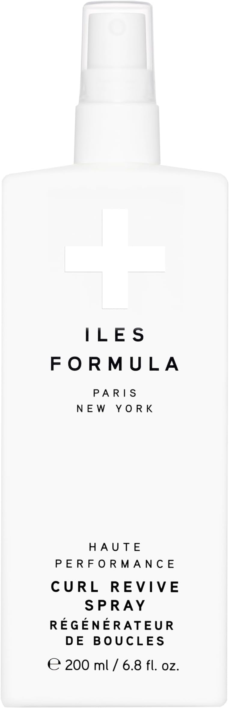 ILES FORMULA Curl Revive – Curl Cream for Soft, Smooth, Defined Curls – Lightweight Curl Refresher Spray with Heat Protection & Frizz Control - Leave-In Styling Cream for Curly Hair (200mL)