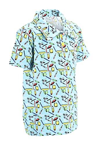 Image of Unique Baby Short Sleeve Collared Boys Polo Shirt, Toddler Kids Polo Shirts