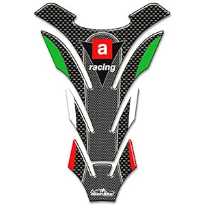 Resin Bike Motorrad Tank Pad Kohlefaser-Effekt