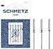 Produktbild SCHMETZ Nähmaschinennadeln | 5 Jeans-Nadeln | 130/705 H-J | Nadeldicken 2x 90/14, 2x 100/16 und 1x 110/18 | geeignet für das Verarbeiten von Jeans und ähnlichen Stoffen