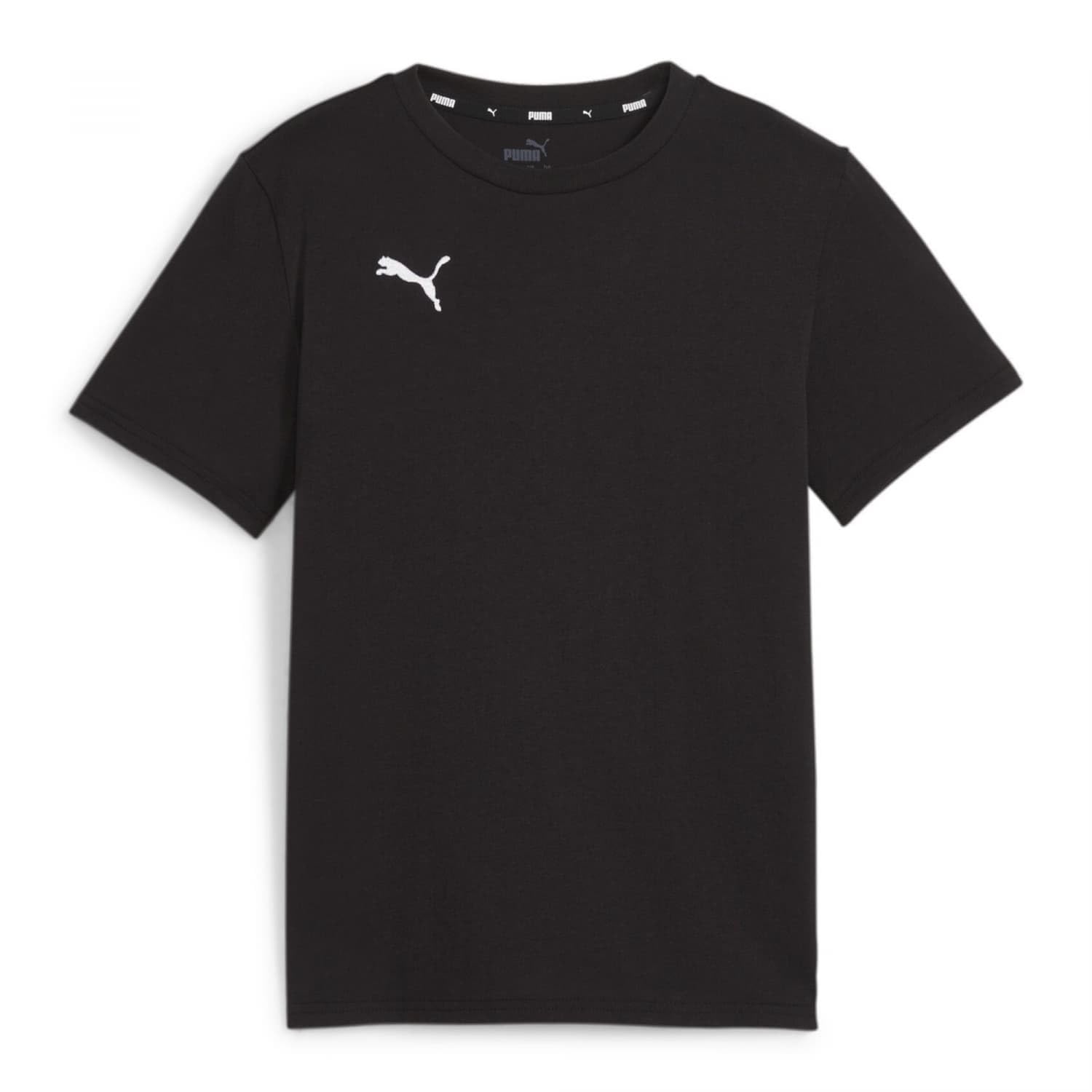 Puma Unisex Teamgoal Casuals Jr Tee, Puma Black-Puma White, 128 EU