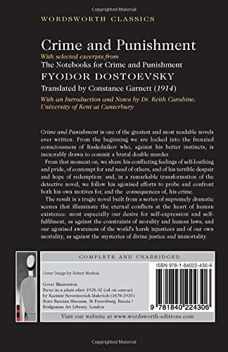 Crime and Punishment: With selected excerpts from the Notebooks for Crime and Punishment