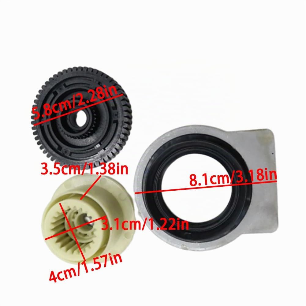 Riloer Kit de réparation de moteur, kit de réparation de boîte de vitesses, 1 ensemble de distribution de transmission, kit servomoteur compatible avec BMW X3 E83 2003-2010