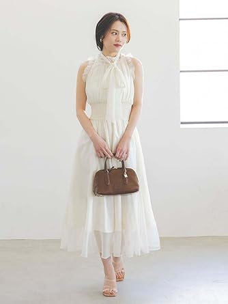 スナイデル　リボンワンピース Amazon.co.jp: [スナイデル] バックリボンシフォンワンピース