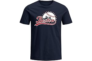 Cityscape Skyline T-shirt for True Red Sox Fans