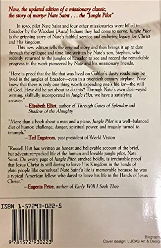 Image of Jungle Pilot: The Gripping Story of the Life and Witness of Nate Saint, Martyred Missionary to Ecuador