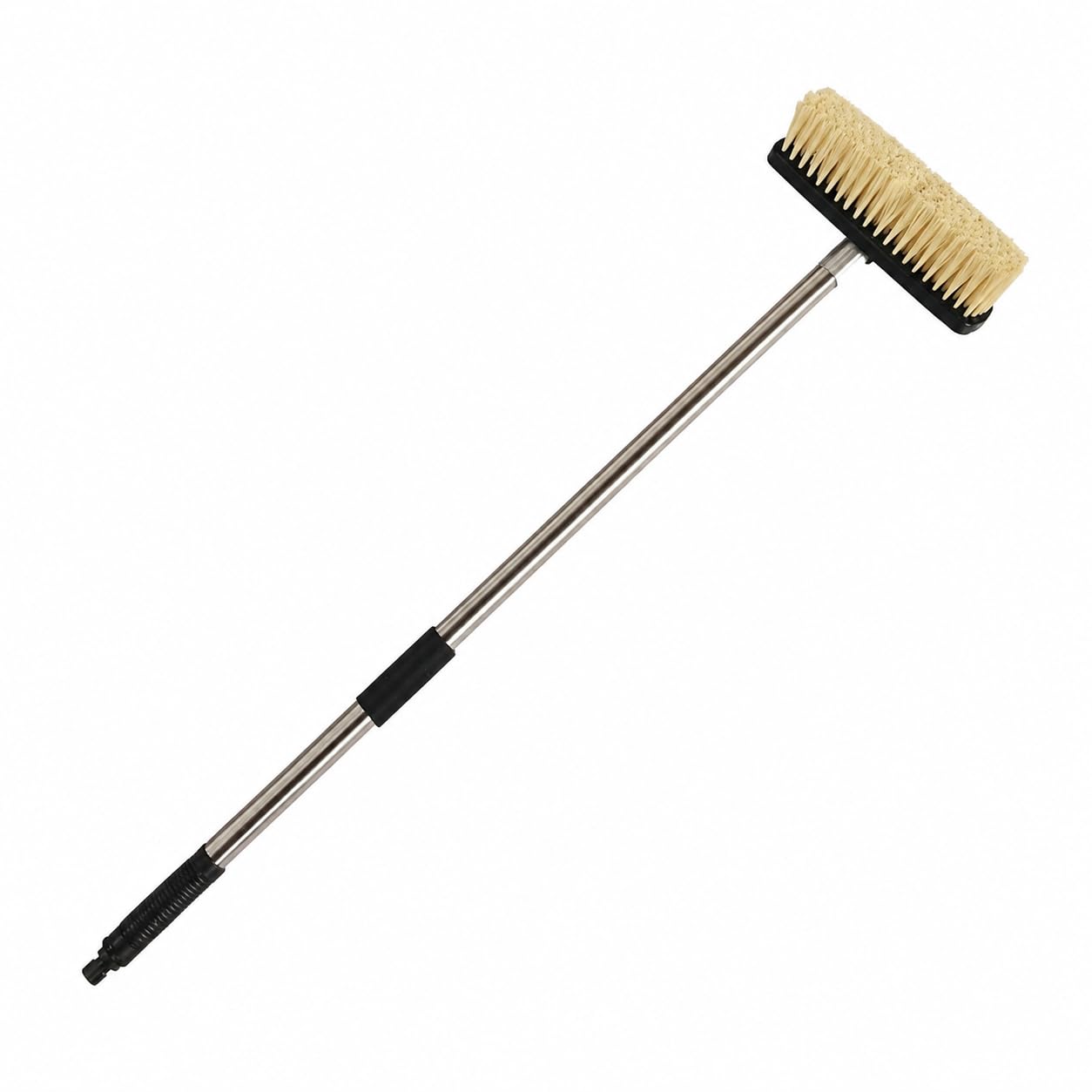 Spazzola Lavaggio Auto a Pressione Acqua, Spazzola+Tubo 15m | Setole morbide nylon - metallo - acciaio inossidabile - tubo acqua con interruttore - pistola - per furgoni - per il giardino