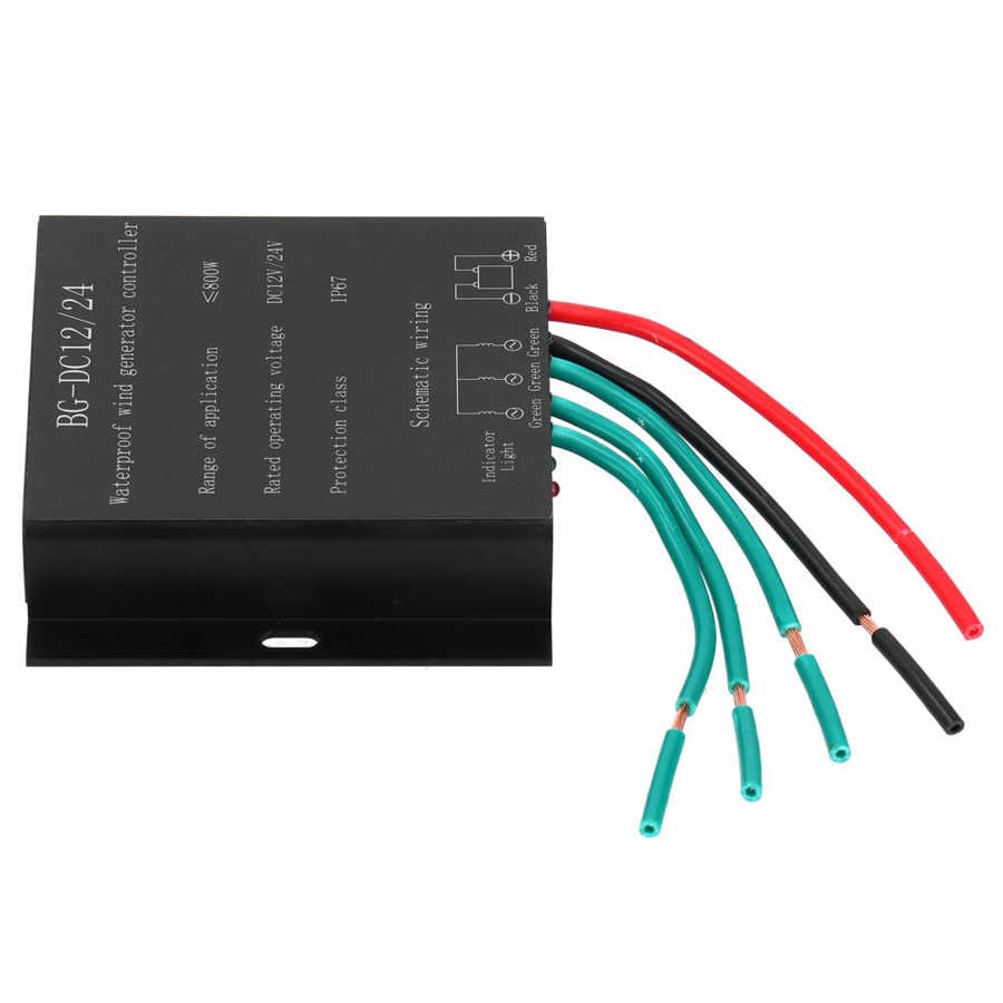 Régulateur de charge pour éolienne 800W 400W 12V 24V automatique - 4