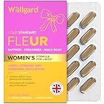 Wellgard Fleur - Libido Booster for Women with Saffron, Maca, Fenugreek, B6, B12 & Magnesium, Vegan, 60 Capsules