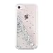 uCOLOR for iPhone 8 Case iPhone 7 Case iPhone 6S Case,iPhone 6 Case (4.7") uCOLOR Silver Glitter Liquid Waterfall Clear Protective Case for iPhone 7/8/6S/6