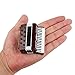 Seawoo Dselvgvu Miniature Accordion with Case Mini Musical Instrument Replica Collectible Miniature Dollhouse Model Home Decoration (Red, 2.76
