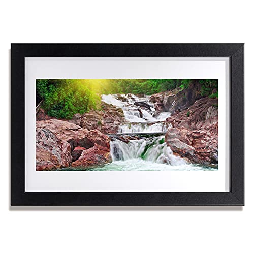 Affiche cascade nature encadrée 30x20 Tulup pour murs tristes