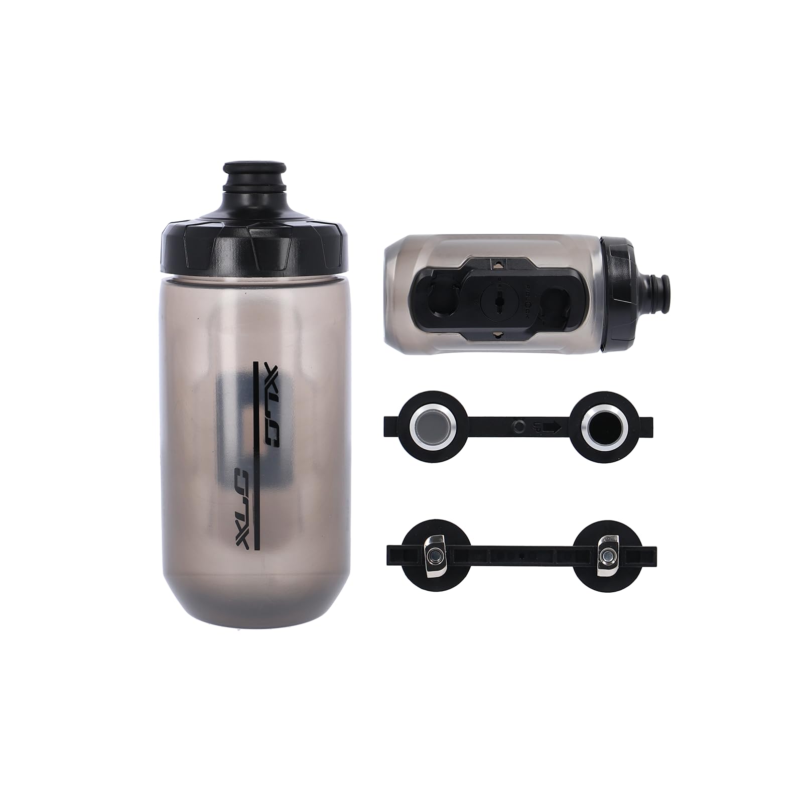 XLC Unisex WB-K06 - Borraccia per adulti, 450 ml, colore: Nero