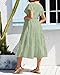 Sage Green Maternity Dresses Pregnancy Baby Shower Photoshoot Easter Summer Flowy Boho Midi Flutter Sleeve Dress 2025