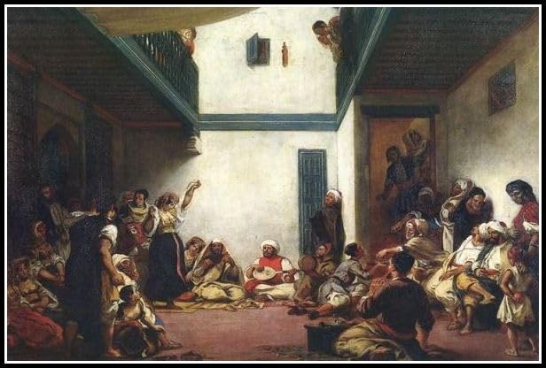 Una boda judía en Marruecos pintura por Eugene Delacroix kits de pintura de diamantes para adultos arte de diamantes 5D pintura con diamantes, kit de pintura por número, regalos de cumpleaños