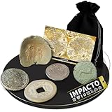 IMPACTO COLECCIONABLES | Authentische Alte Münzen aus 5 Großen Imperien (Griechisch, Römisch, Byzantinisch, Osmanisch und Chinesisch) | Mit Samtbeutel und Echtheitszertifikat