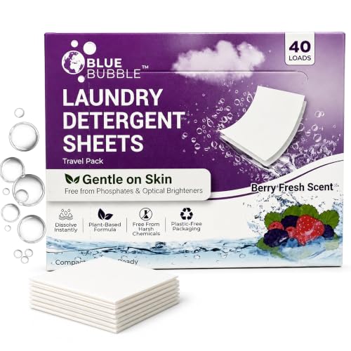 Image of Laundry Detergent Sheet (Berry fresh) | Eco Friendly Laundry Sheets