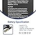 A1708 Battery Replacement, A1713 Battery for MacBook Pro 13 Inch A1708 [Late 2016, Mid 2017] EMC 2978 3164 MPXQ2LL MLL42LL MLUQ2LL MPXR2LL MPXU2LL MPXT2LL MacBookPro13,1 14,1 11.4V 54.5Wh 4781mAh