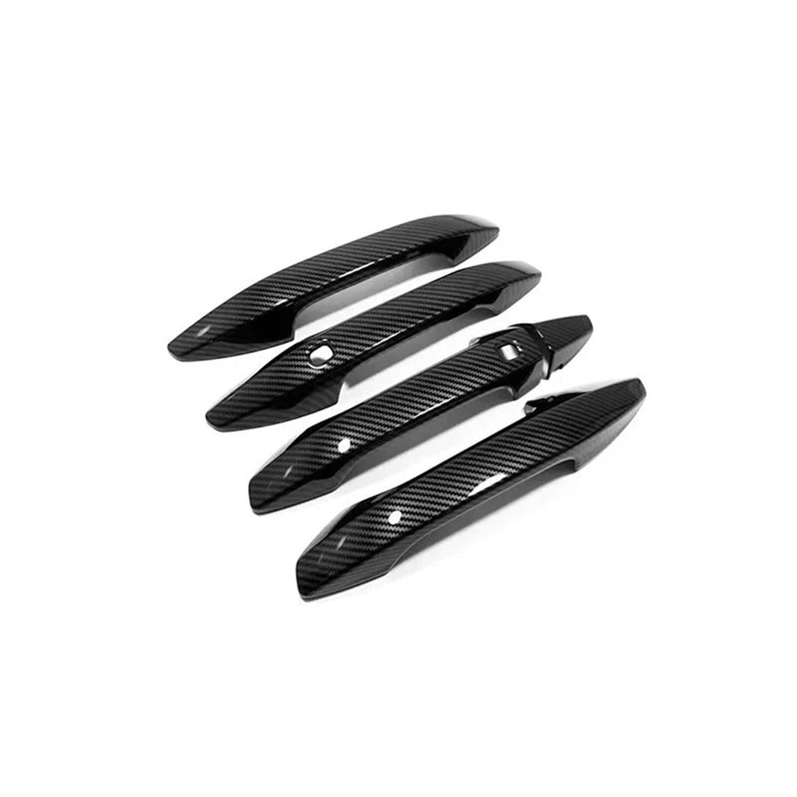 ZAPORA for KIA for Sportage for LHD 2023 2024 2025 Chrome Car Door Handle Cover Trim Sticker Styling Accessories(Carbon Handle)