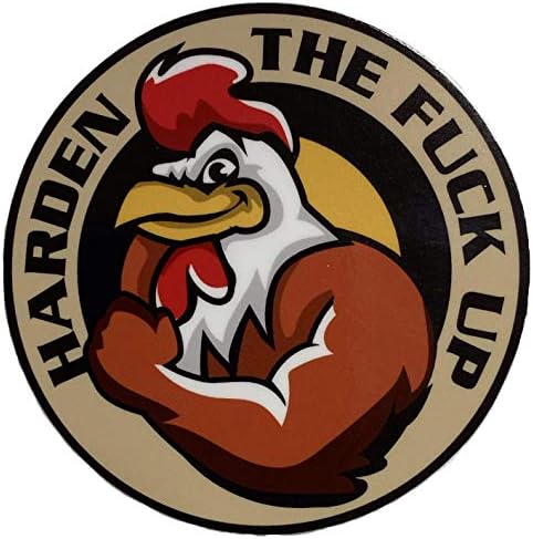 Harden The F#k Up - Vinyl Decal/Bumper Sticker