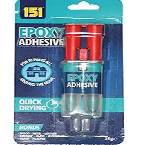 Epoxy Adhesive Twin Syringe Epoxy Glue Bonds Wood Metal Leather Plastic Glass 25g