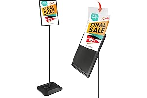 Adjustable Floor Sign Stand for Maximum Visibility in Indoor and Outdoor Spaces