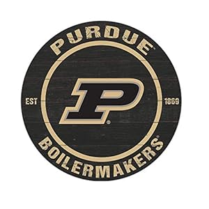 KH Sports Fan Purdue Boilermakers 20″x20″ inOutdoor Circle Sign, Team Color