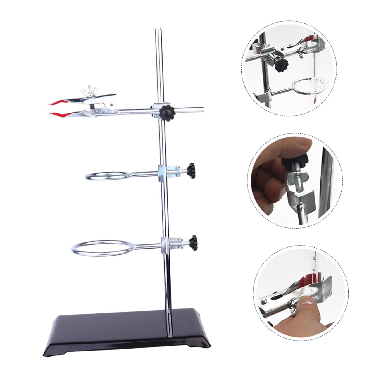 POPETPOP Support à Pince Support Annulaire Porte-entonnoirs Matériel De Laboratoire Acier Inoxydable