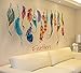 Iuhan® Fashion Classic Creative Dream Catcher Feather Wall Sticker Art Decal Mural