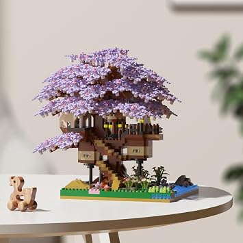 2200Pcs Architecture Mini Building Blocks Set for Adults - Micro Toy Building Bricks Model Kit - Educational Architecture Model Gift for Teens and Adults Age 14+ Purple