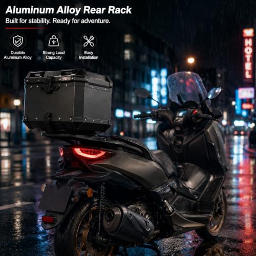Luggage Rack for Yamaha Xmax 300 2017-2025 with 16" Net and 10 Cords by LookFoU - Used condition - Image 9