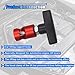Lift Support Clamp for Car Hood, Hood Strut Shock Holder Car Hood Prop Rod Tool, Hood Stay Holder Prop Rod Stopper Retainer Tool, Piston Stop Tool Strut Clamp for Liftgate Tailgate Hatch (Red, 1PCS)