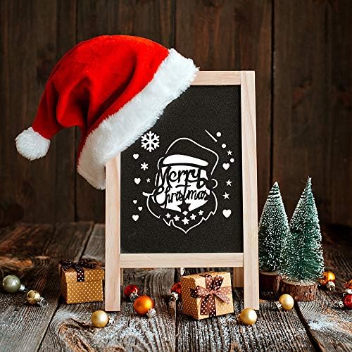 Christmas Stencils, Holiday Reusable Xmas Stencils 20 Pcs Plastic DIY Decor Template Craft Journal Scrapbook Cards Making Christmas Stencils for Cookies, Wall, Glass, Fabrics Wood, Cards