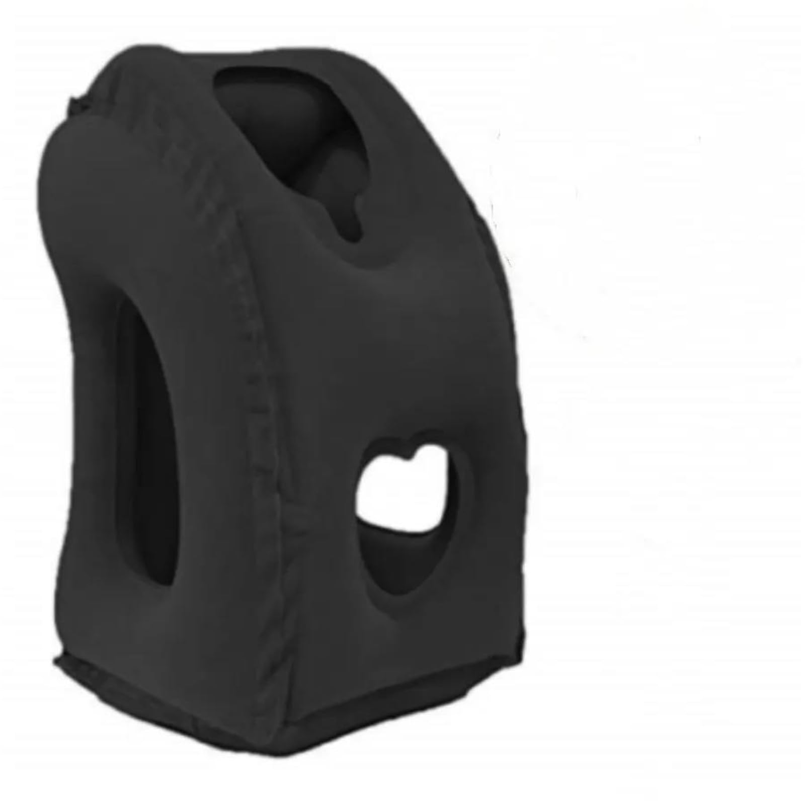 LKHLTBF 1pc Inflatable Travel Pillow, Airplane Pillow With Patented Valve Design, Travel Accessories With Neck And Head Support, Travel,Black