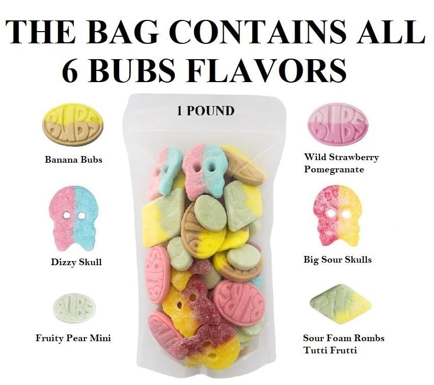 Bubs Swedish Candy Mix (1 LB) – Dulces surtidos miniatura 2