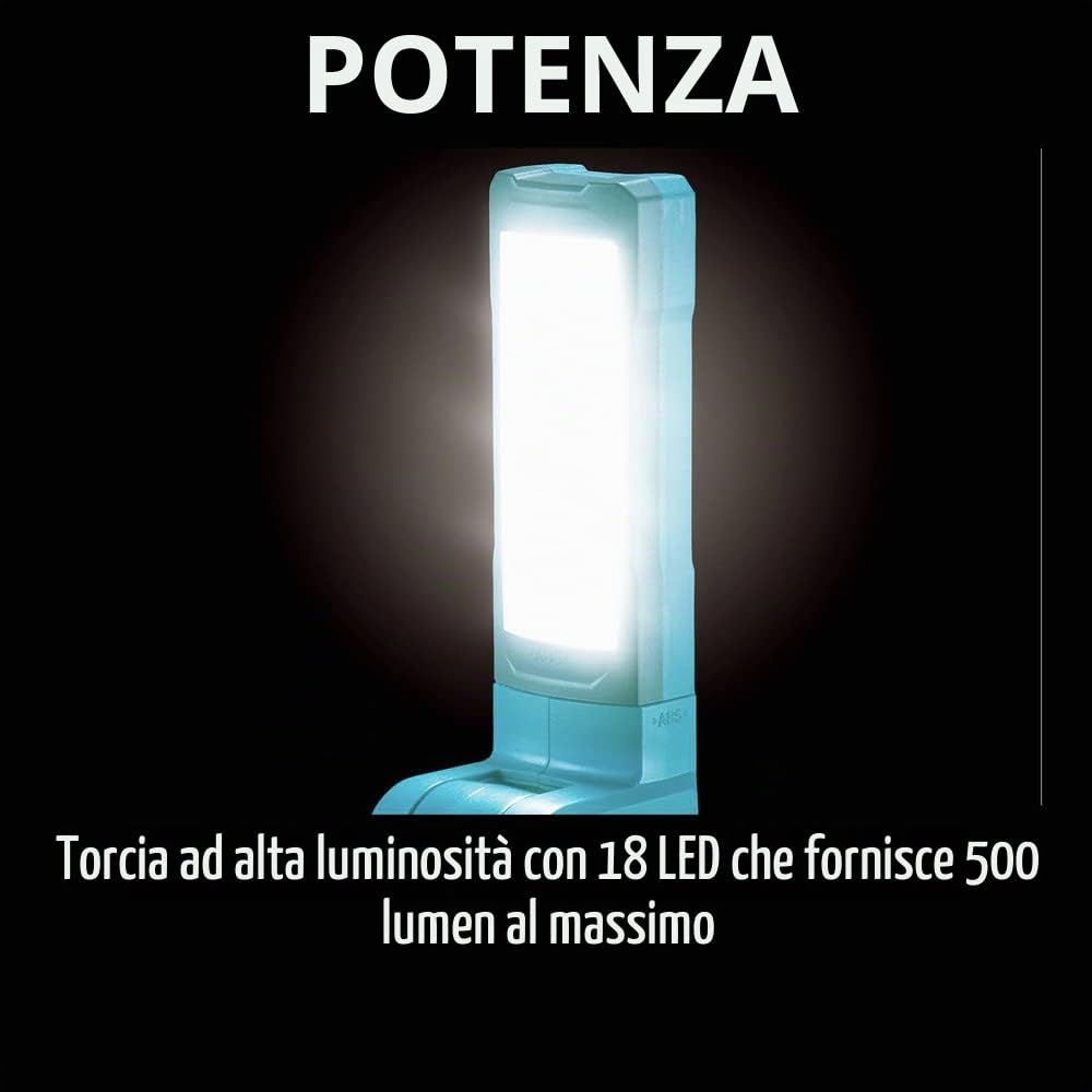Makita DML816 14.4V / 18V Li-ion LXT Torcia - Batterie e caricabatterie non inclusi