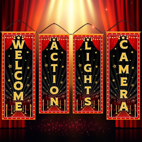 IMAX vs Dolby Cinema: Which Provides the Better Experience? Panelee 4 Pcs Movie Night Porch Banner Movie Themed Party Decorations Theater Welcome Lights Camera...