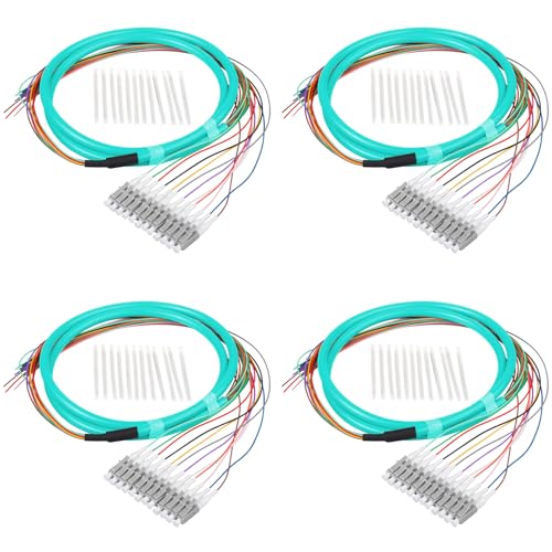 Fibre optique LC/OM3 multimode à 12 brins codés pour une précision d'épissure absolue