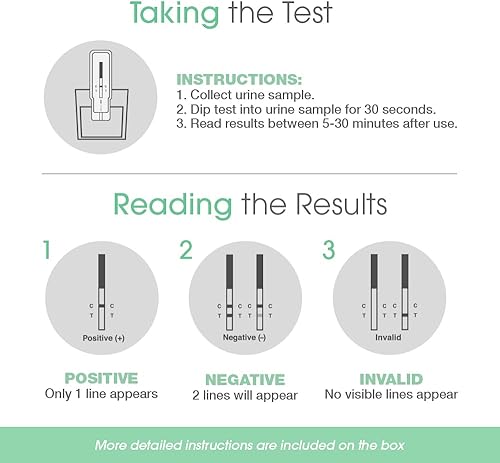 Miniatura 3 de UTest Prueba instantánea de drogas THC Home  Pruebas de detección de cannabis de un solo panel de 15 ngmL  Kit de prueba de orina de marihuana