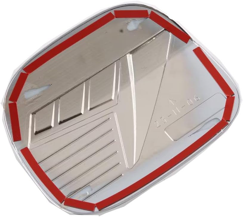 Car Fuel Door Cover Cap for Mazda CX50 2023 2024 2025 Accessories，Easy Stick-On Installation, providing a long-lasting, like-new appearance. (silvery)