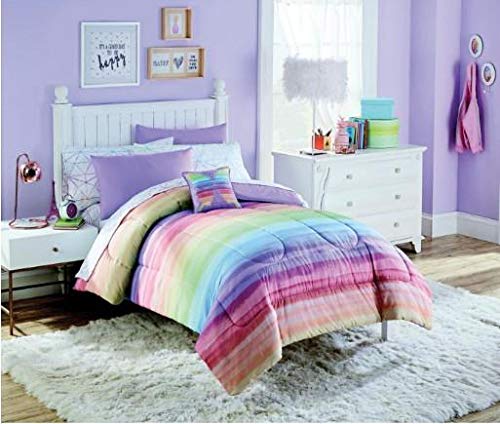 rainbow twin bed set