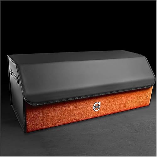 Car Trunk Organizers for Volvo V60 Y20 Facelift Station Wagon 5 Seats 2014-2018,Trunk Organizer Car Organizer Portable Stowing Tidying Trunk Storage Box Storage case Car Accessories,G