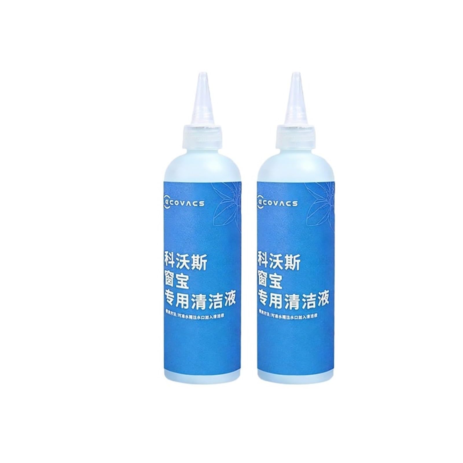 Ltdxlnbwq 2Pcs Cleaning Fluid ，Compatible With Ecovacs Winbot W2 Omni/ W2 Pro/ W1s /W1 Pro Special Cleaner Liquid 230Ml Vacuum Cleaner Solution(2Pcs)