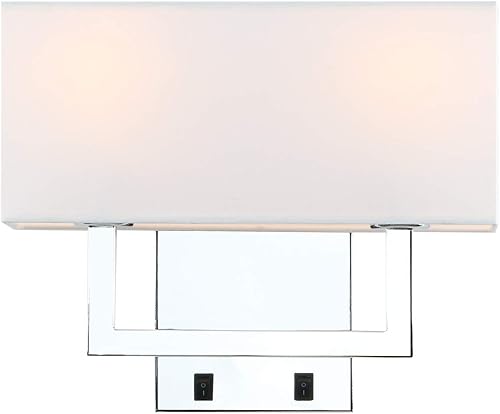 Miniatura 9 de Yosoan Juego de 2 apliques de pared para interiores con interruptor de encendido y apagado, acabado interior bohemio moderno de latón, 2 luces,