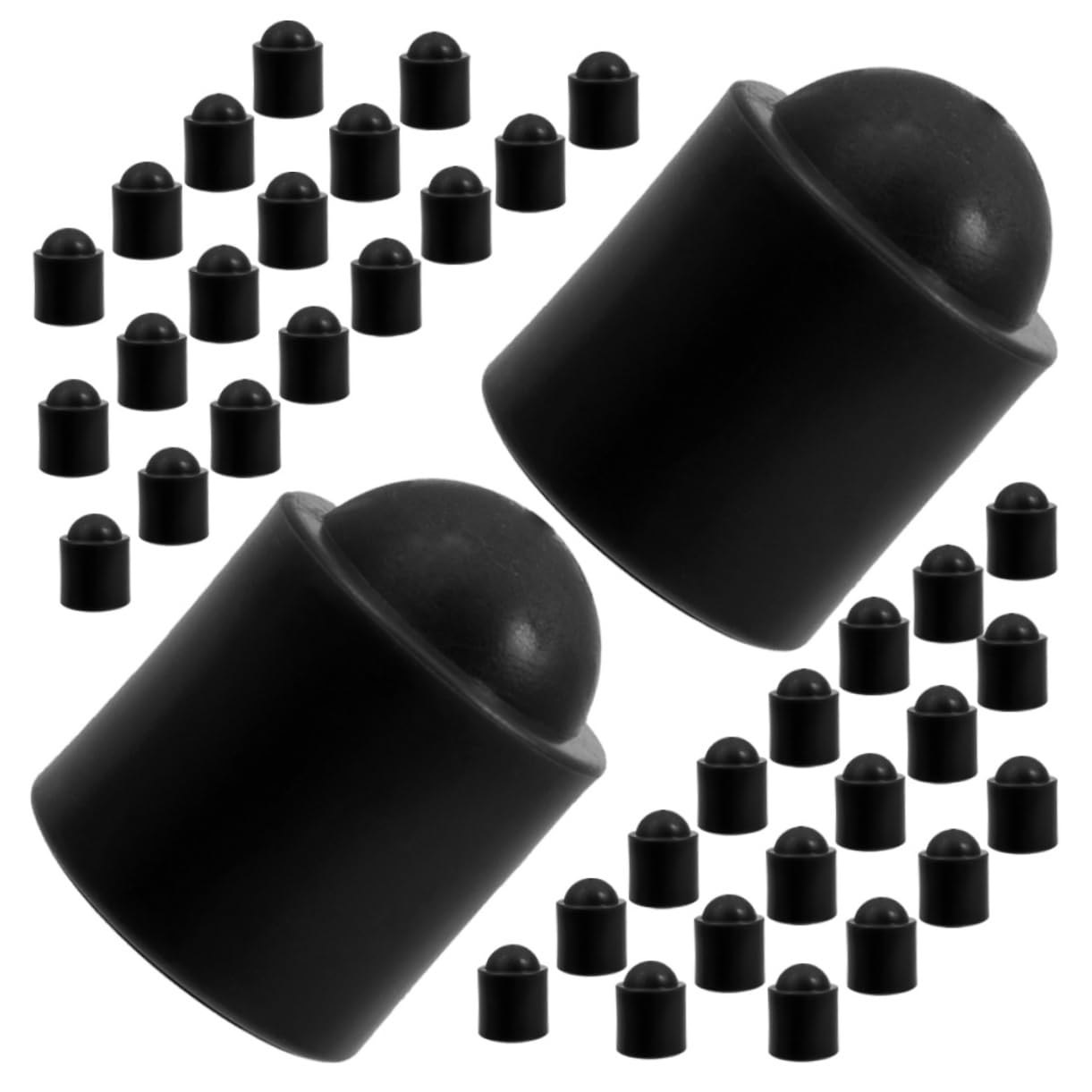 Sosoport Manica in Gomma Coda A Bastoncino Suggerimenti Piscina Copertina Biliardo Gomma da Cancellare Nero